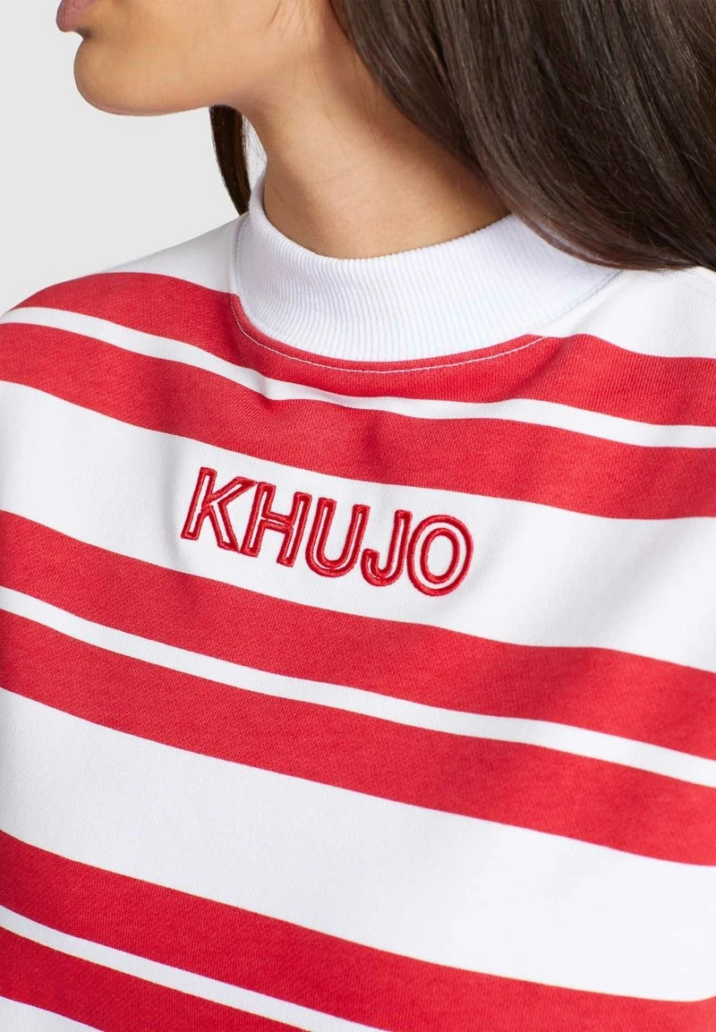 Khujo APONA - Sudadera - Rot-weiß Gestreift, Mujer 7 Khujo APONA - Sudadera - Rot-weiß Gestreift, Mujer - Imagen 7