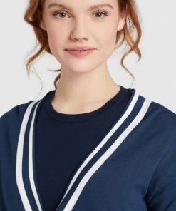 Khujo MAMSA - Chaqueta De Punto - Dark Blue, Mujer -Ofertas KHUJO Tienda 526c9f2342f24bb9a73df10d1478fb68