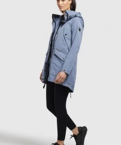Khujo AIRA2 - Parka - Blau, Mujer -Ofertas KHUJO Tienda 5304b165907148e983caa6aefdcd1964