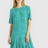 Khujo AVARU - Vestido Informal - Turquoise, Mujer