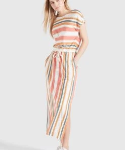 Khujo DOREEN - Vestido Largo - Mehrfarbig Gestreift, Mujer 3 Khujo DOREEN - Vestido Largo - Mehrfarbig Gestreift, Mujer -Ofertas KHUJO Tienda 53d27abb021a4d18841d9cdd443c7b77
