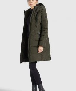 Khujo ELESSA2 - Abrigo De Invierno - Dunkeloliv, Mujer 3 Khujo ELESSA2 - Abrigo De Invierno - Dunkeloliv, Mujer -Ofertas KHUJO Tienda 53d437787677470b9d3a320db45d6d5c