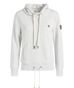 Khujo TEMPA - Jersey Con Capucha - Hellgrau Meliert, Mujer -Ofertas KHUJO Tienda 5410f999424b4c59a974c6b2b3a528c0