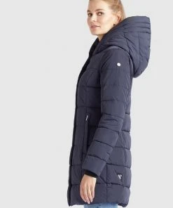 Khujo SILLA - Abrigo De Invierno - Dunkelblau, Mujer -Ofertas KHUJO Tienda 548a60d1a78e4e6aa15d09a0badf22c2