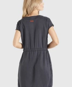 Khujo ANNELI - Vestido Vaquero - Grau Gewaschen, Mujer -Ofertas KHUJO Tienda 55307b242ccd4590845c6c3ca75a0b96