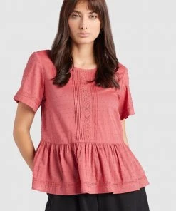 Khujo MIKA - Blusa - Rosa, Mujer