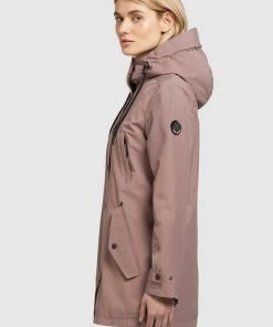 Khujo JELLE - Parka - Mauve, Mujer -Ofertas KHUJO Tienda 5716da683e22495b97f8833ca027e9ce