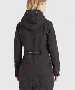 Khujo ZARIA - Parka - Black, Mujer -Ofertas KHUJO Tienda 578f3ca3dd654f5d989742227c76d0bf