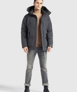 Khujo GORD - Abrigo De Invierno - Dunkelgrau, Hombre -Ofertas KHUJO Tienda 57c52323bf0545d5b0867735f642a7a3