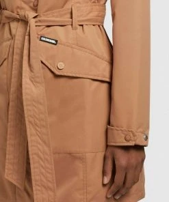 Khujo LAUREN - Gabardina - Toffee, Mujer -Ofertas KHUJO Tienda 5a0bdfe7a0764f2ea88b015dcfc584f7