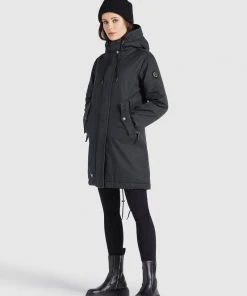 Khujo MANTEL XENIA - Abrigo De Invierno - Dunkelgrau, Mujer 4 Khujo MANTEL XENIA - Abrigo De Invierno - Dunkelgrau, Mujer -Ofertas KHUJO Tienda 5a1bc5a0e54941029ac155801f596dec