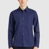 Khujo WAITE - Camisa - Dunkelblau, Hombre