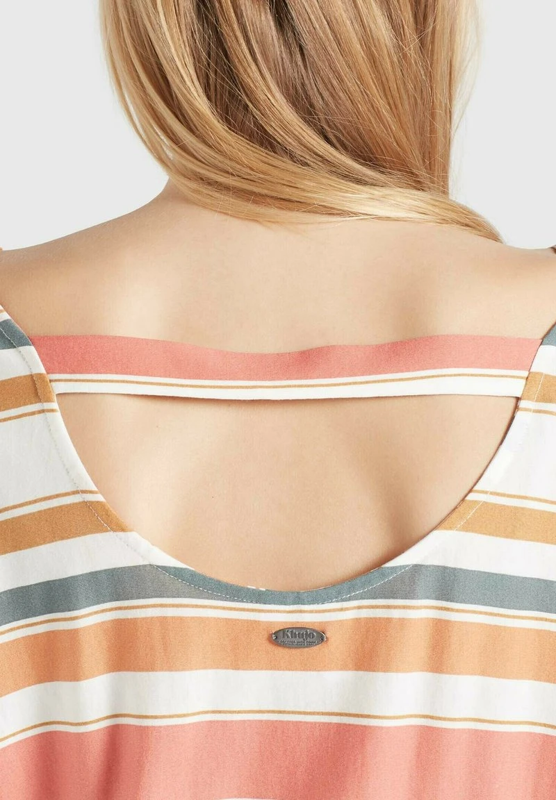 DOREEN - Vestido largo - mehrfarbig gestreift Khujo DOREEN - Vestido Largo - Mehrfarbig Gestreift, Mujer -Ofertas KHUJO Tienda 5c55f1cac8f6466996bfc14ef83943ef