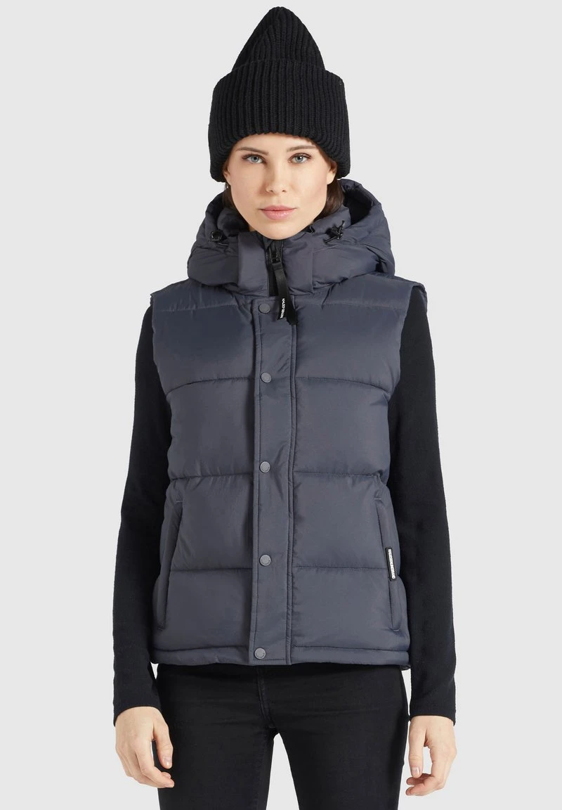 Khujo MARGARIDA MATT - Chaleco - Grau, Mujer 1 Khujo MARGARIDA MATT - Chaleco - Grau, Mujer