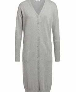 Khujo ELINA - Chaqueta De Punto - Grau Meliert, Mujer -Ofertas KHUJO Tienda 5dd07d48b8114ee998542444e23ed244