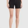 Khujo RIVEN - Shorts Vaqueros - Schwarz, Mujer
