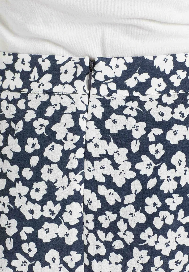 Khujo UNDINE - Falda Acampanada - Dunkelblau-weiß Geblümt, Mujer 10 Khujo UNDINE - Falda Acampanada - Dunkelblau-weiß Geblümt, Mujer - Imagen 10