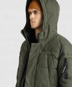 Khujo SHANCK - Abrigo De Invierno - Dunkeloliv, Hombre -Ofertas KHUJO Tienda 603d827701724546b18b438ef36a631a