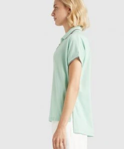 Khujo VELDA - Polo - Mint, Mujer -Ofertas KHUJO Tienda 62d5ff8d9d3e4bb6bd48f83ba7beaa74