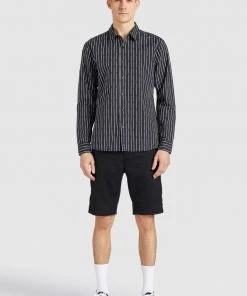 Khujo WAITE - Camisa - Schwarz Gestreift, Hombre -Ofertas KHUJO Tienda 63ddf9e6739e4c9eaa166423ea29dc1e