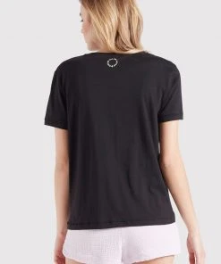 Khujo BANANI INSTINCT - Camiseta Estampada - Schwarz, Mujer -Ofertas KHUJO Tienda 6592969ee374420abf7c51e7148ae528