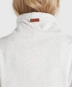 Khujo TEMPA - Jersey Con Capucha - Hellgrau Meliert, Mujer -Ofertas KHUJO Tienda 66f9c8ec56cc4803b19c21c099910f67