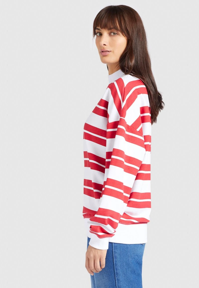 Khujo APONA - Sudadera - Rot-weiß Gestreift, Mujer 4 Khujo APONA - Sudadera - Rot-weiß Gestreift, Mujer - Imagen 4