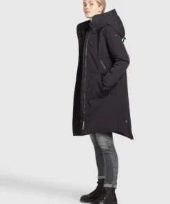 Khujo CHARLYN2 - Abrigo De Invierno - Dunkelgrau, Mujer -Ofertas KHUJO Tienda 67642d56991a456ca1859516950b5cc8