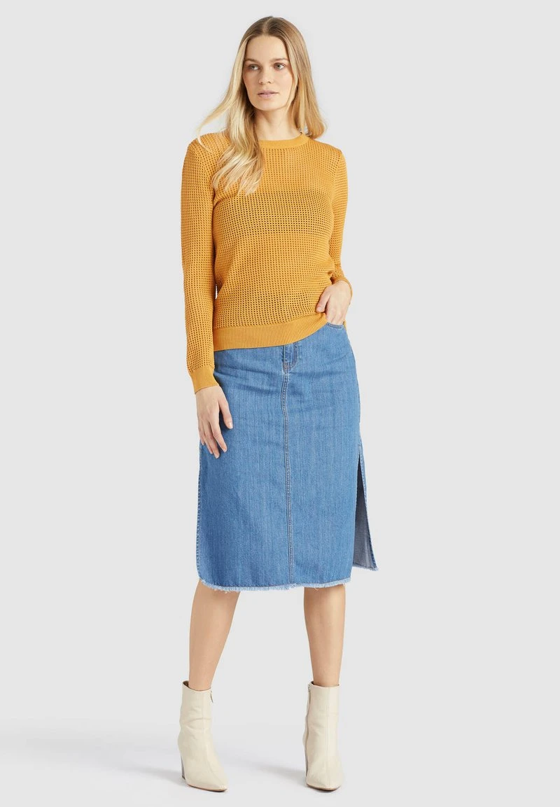 COSIMA - Jersey de punto - yellow Khujo COSIMA - Jersey De Punto - Yellow, Mujer -Ofertas KHUJO Tienda 678c8f9831da4849960c9b9b409ea815