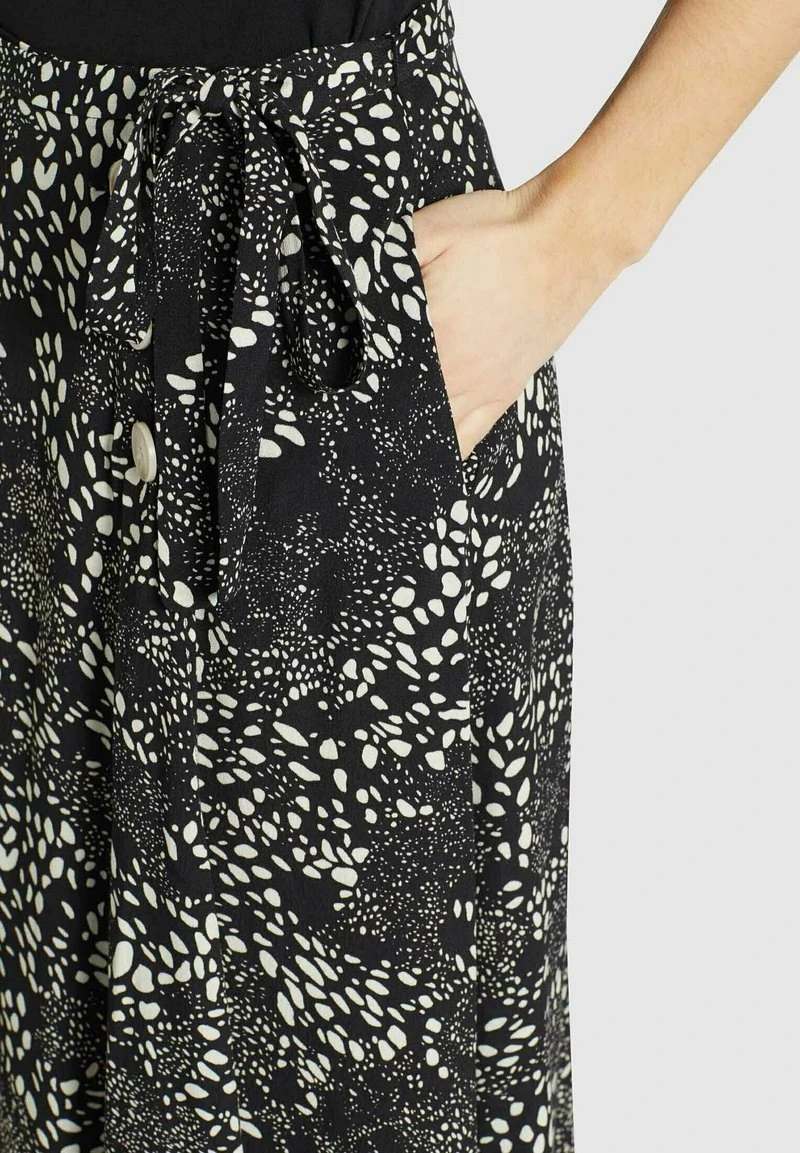 HEPKE - Falda acampanada - schwarz-weiß gemustert Khujo HEPKE - Falda Acampanada - Schwarz-weiß Gemustert, Mujer -Ofertas KHUJO Tienda 68c301e446dc4c488fceade73c1b7306
