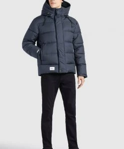 Khujo SAVOR - Chaqueta De Invierno - Dunkelblau, Hombre -Ofertas KHUJO Tienda 68c9947e01fd4a75aa56b170cde6ee02
