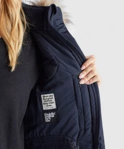 Khujo LUBECK LONG4 - Abrigo De Invierno - Blau, Mujer -Ofertas KHUJO Tienda 690a68506e424338b7506f40c4b1107c