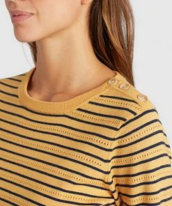 Khujo RAISA - Jersey De Punto - Yellow, Mujer -Ofertas KHUJO Tienda 6979ae9de2894aaebaacc44cd68db6b2