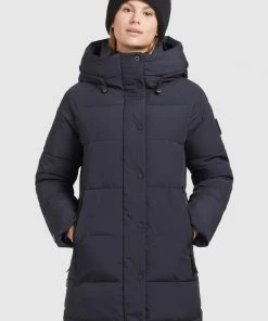 Khujo DORASI - Abrigo De Invierno - Dunkelblau, Mujer