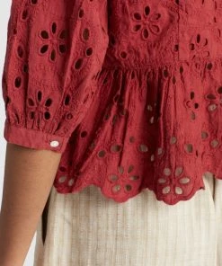 Khujo GALILEA - Blusa - Rotbraun, Mujer -Ofertas KHUJO Tienda 6c4c66299cf0495892553a9e63e36d21