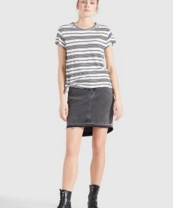 Khujo MATAMA - Camiseta Estampada - Naturweiß-dunkelblau Gestreift, Mujer -Ofertas KHUJO Tienda 6cc896291b1c45ba979c2bf1848c7950