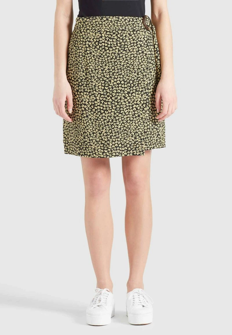 ARMATA - Falda cruzada - schwarz/gelb Khujo ARMATA - Falda Cruzada - Schwarz/gelb, Mujer -Ofertas KHUJO Tienda 6d46cdac32fa451596bec510c7009a29