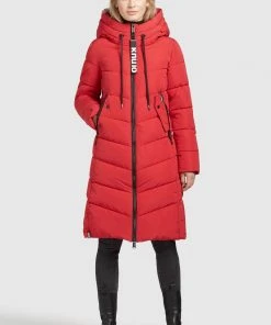 Khujo AYLEENA - Abrigo De Invierno - Rot, Mujer