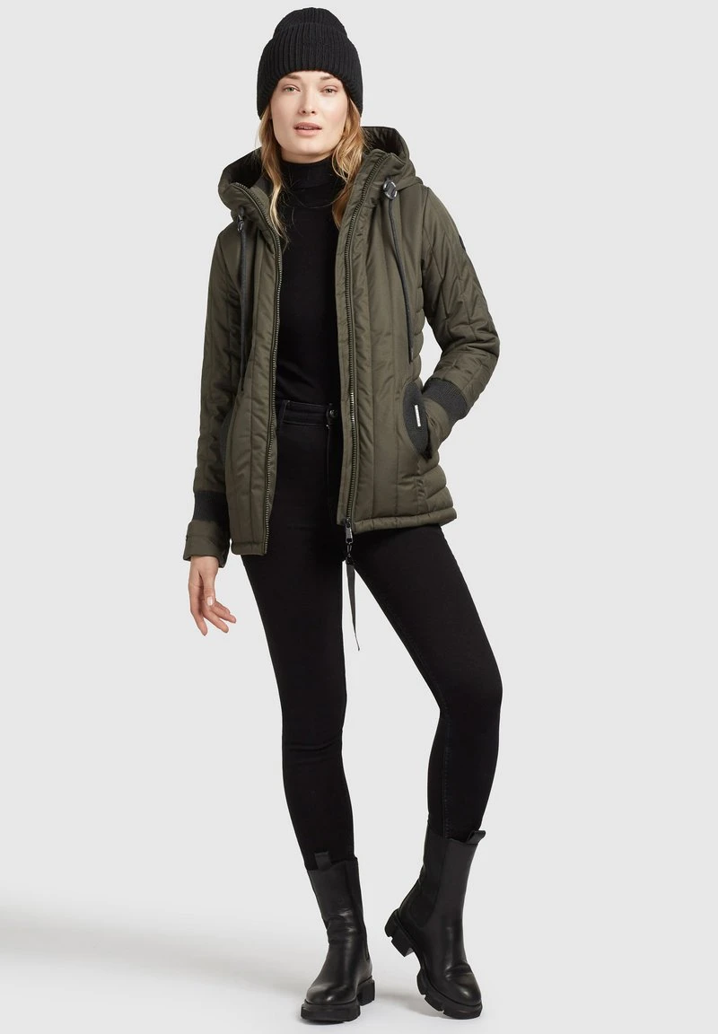 Khujo TWEETY PRIME5 - Chaqueta De Entretiempo - Dunkeloliv, Mujer 4 Khujo TWEETY PRIME5 - Chaqueta De Entretiempo - Dunkeloliv, Mujer - Imagen 4
