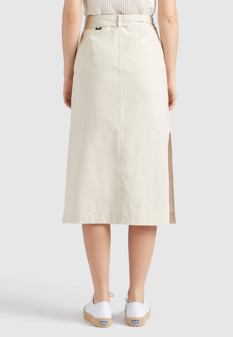 VARSHA - Falda acampanada - beige Khujo VARSHA - Falda Acampanada - Beige, Mujer -Ofertas KHUJO Tienda 700b6ed459a14b23bfdfa0b60fd496cf