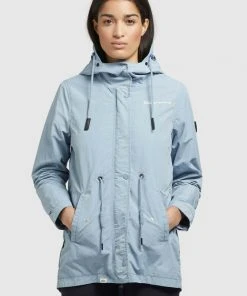 Khujo CAIMA - Parka - Hellblau, Mujer