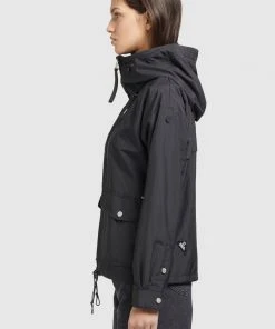 Khujo BLAIR - Chaqueta De Entretiempo - Schwarz, Mujer -Ofertas KHUJO Tienda 715fa5e692fc4a23a3bb57ce38acd6b8