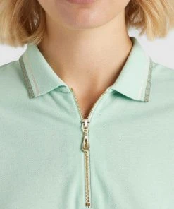 Khujo VELDA - Polo - Mint, Mujer -Ofertas KHUJO Tienda 7199920a221b444e941de15c432a8fe2