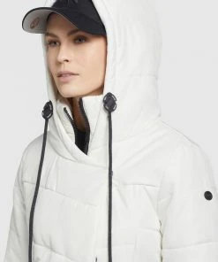 Khujo ELVA STRUCTURED - Abrigo De Invierno - Naturweiß, Mujer -Ofertas KHUJO Tienda 71b8089937f24476b3732f6e2e232c01