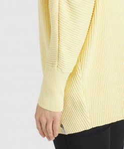 Khujo LADDY - Chaqueta De Punto - Hellgelb, Mujer -Ofertas KHUJO Tienda 71c86fafdc784c03835b57091d476eb9