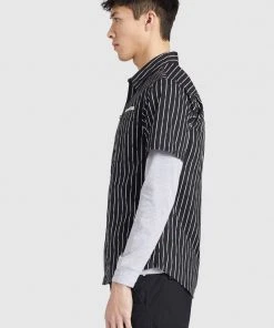 Khujo SKELTON - Camisa - Black, Hombre -Ofertas KHUJO Tienda 7307e5adafcc4b308c609c6eb3898ea2