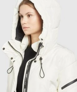 Khujo SONJE3 - Abrigo De Invierno - Naturweiß, Mujer -Ofertas KHUJO Tienda 758da499dc004745a0e27cb0c4f4bcba
