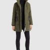 Khujo SHERMA2 - Abrigo De Invierno - Oliv, Mujer