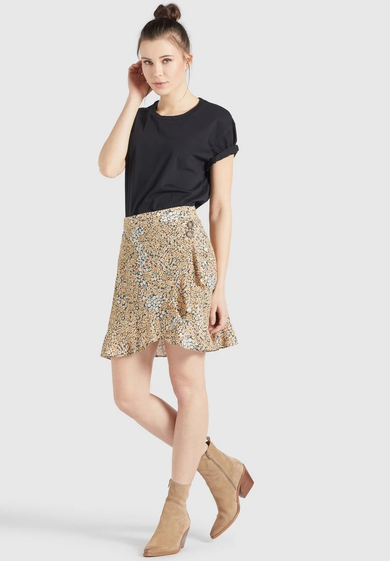 UNDINE - Falda acampanada - mehrfarbig geblümt Khujo UNDINE - Falda Acampanada - Mehrfarbig Geblümt, Mujer -Ofertas KHUJO Tienda 7636c660efd34a2f8df12a34c9046b5a