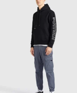 Khujo RODNEY - LOGO - Jersey Con Capucha - Black, Hombre -Ofertas KHUJO Tienda 76f056378dee4a10a86eaec465b021fc